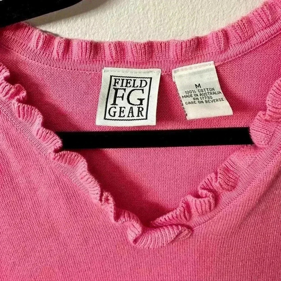 Vintage FIELD GEAR pink tank top size medium - Picture 3 of 4